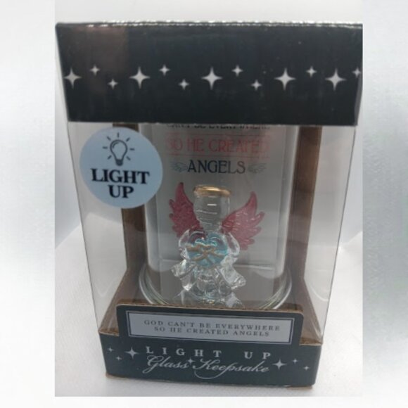 Glass light up angel God can't be everywhere so he created Angels - Picture 1 of 2